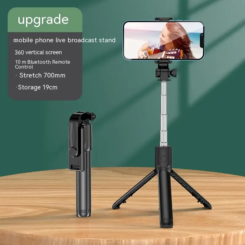 All-in-One Extendable Selfie Stick Tripod – Wireless Bluetooth Remote for iPhone & Smartphones