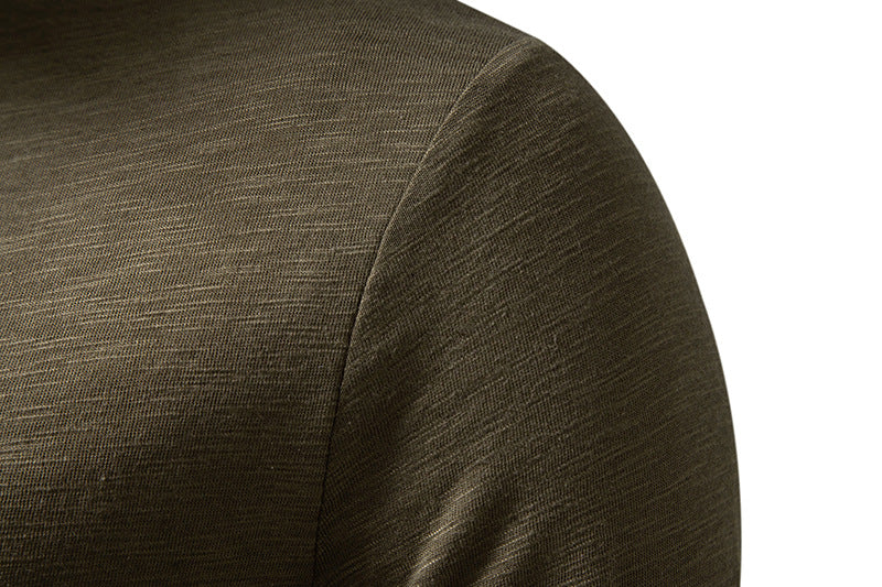 Men’s Cotton Henley Shirt – Long Sleeve Casual Button Neck Top