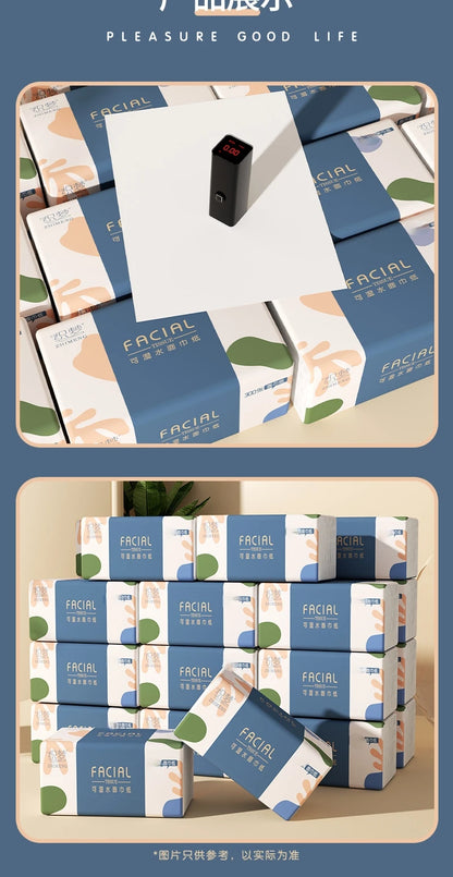 10-24 Pack Tissue Paper 300 Sheets 4/5 Ply Large Soft Paper Towels