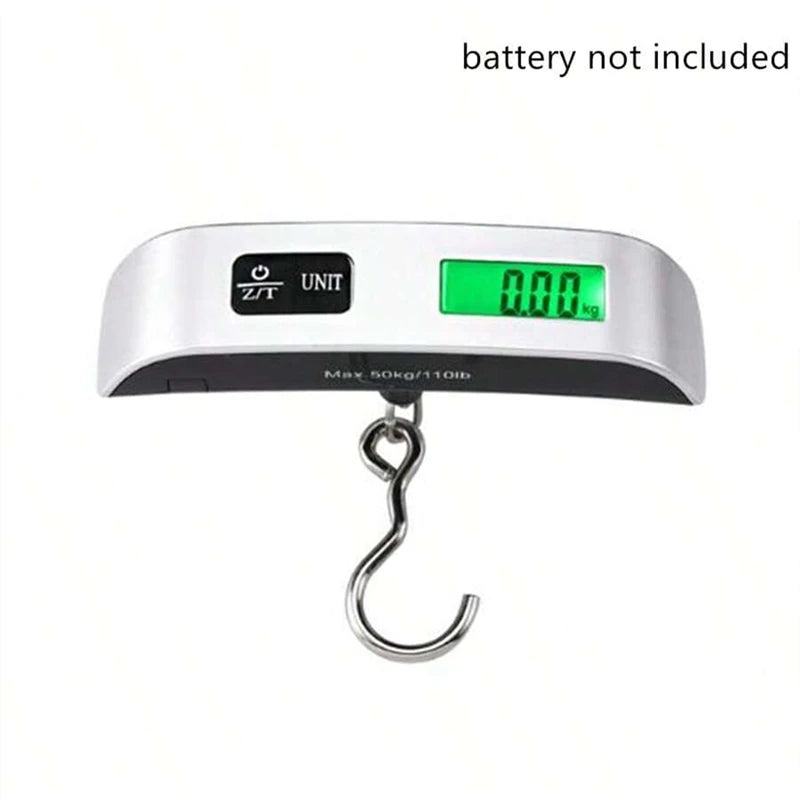 Portable Digital Luggage Scale 50kg/110lb LCD Travel Baggage Weight Scale