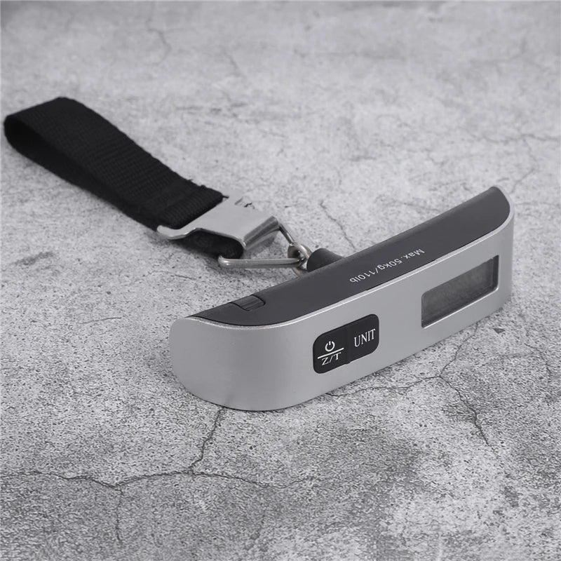 Portable Digital Luggage Scale 50kg/110lb LCD Travel Baggage Weight Scale