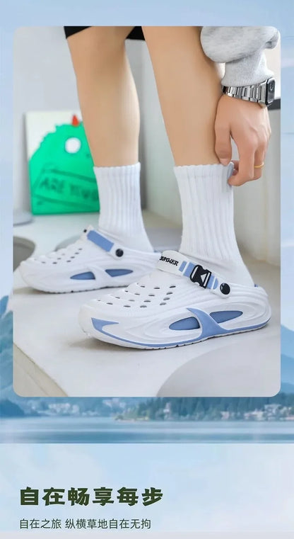 Unisex Summer Clogs Thick Sole Non-Slip Outdoor Beach Slides