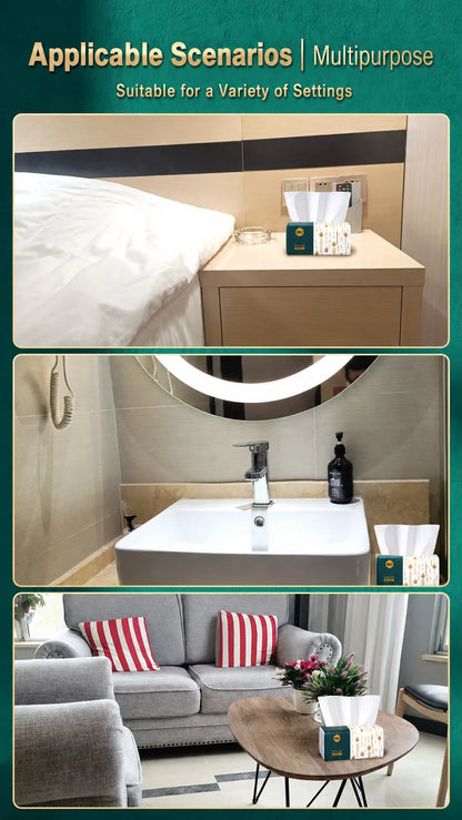 Bulk Pack 4-Ply Paper Towels Soft Strong Virgin Wood Pulp Tissue