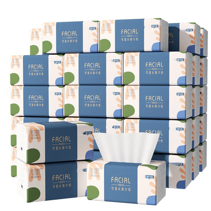 10-24 Pack Tissue Paper 300 Sheets 4/5 Ply Large Soft Paper Towels