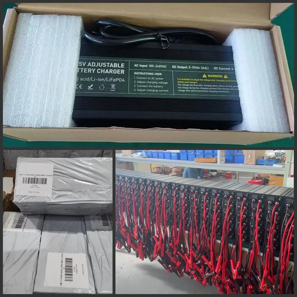 12V Car Battery Charger – Fast LiFePO4 & Lithium Battery Charger with Digital Display